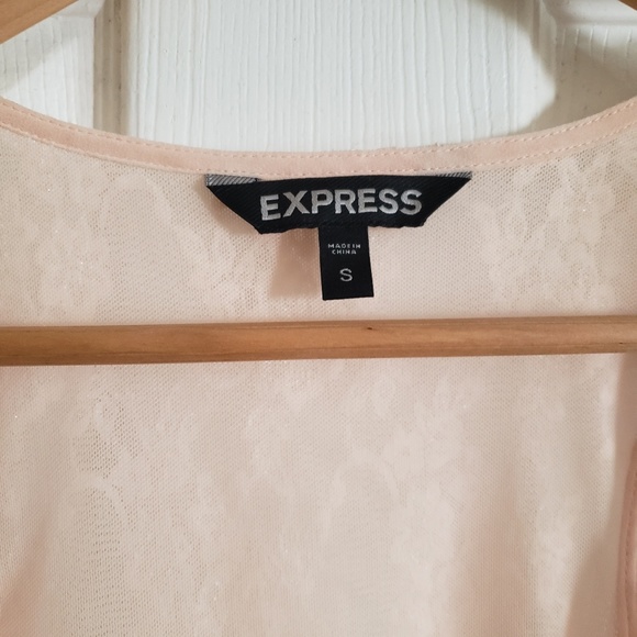 Express sheer sequin tank top - Picture 3 of 4